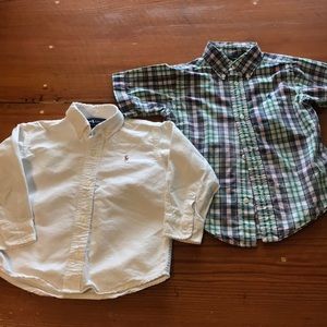 Toddler boys’ button down dress shirts RL Polo